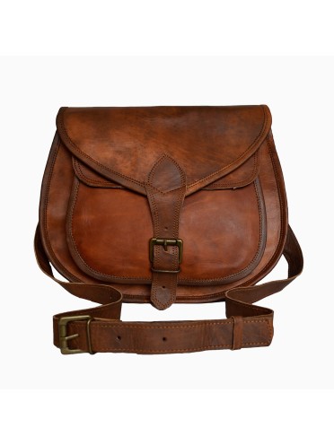 Womens Genuine Leather Vintage Shoulder Sling Crossbody Office Purse